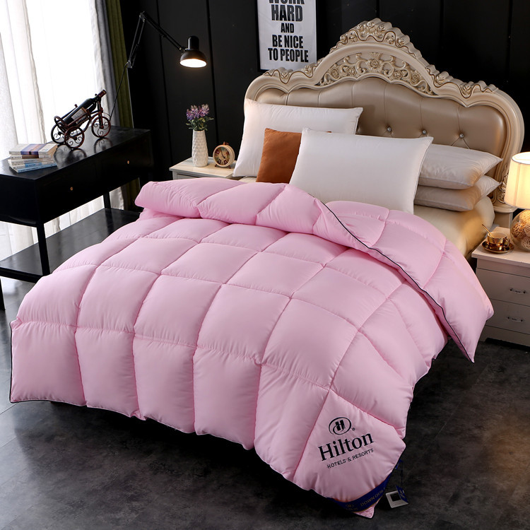 Hilton Feather Velvet Quilt Gift Box Soy Fiber Quilt Group Purchase Gift Quilt Wholesale Winter Quilt Benefit