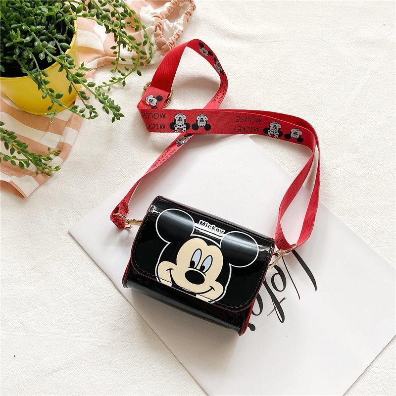 Children's bag New Mickey shoulder bag cute cartoon messenger bag Girls' Mini square bag fashion coin purse