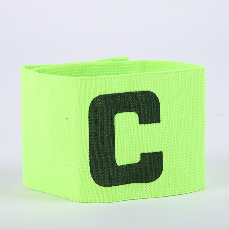 Captain armband football team long sleeve armband elastic paste wrap C- word label