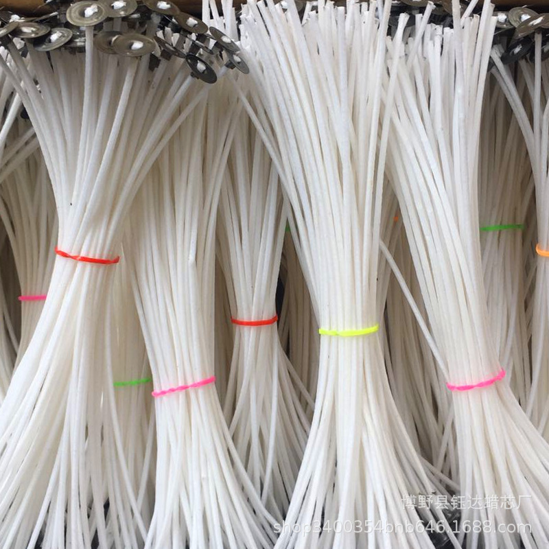 DIY Handmade Aromatherapy Soy Wax Candle Wick Butter Lamp Wick 15cm 100 Smokeless Wick Cotton Wick