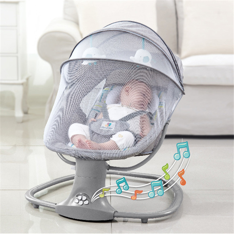 Baby Electric Rocking Chair Baby Coaxing Baby Sleeping Artifact Newborn Cradle Bed Kidsren's Soothing Chair Recliner 0-3 Years Old
