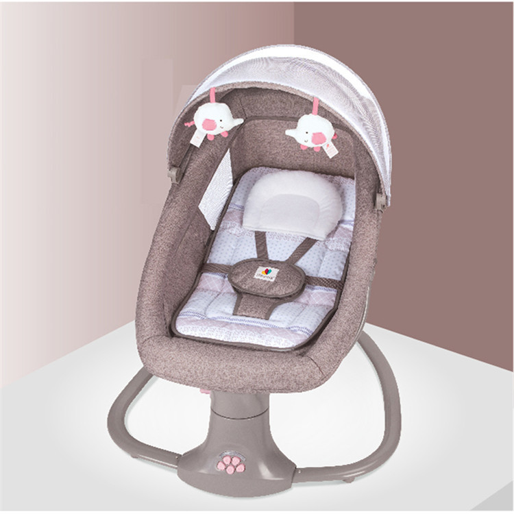Baby Electric Rocking Chair Baby Coaxing Baby Sleeping Artifact Newborn Cradle Bed Kidsren's Soothing Chair Recliner 0-3 Years Old