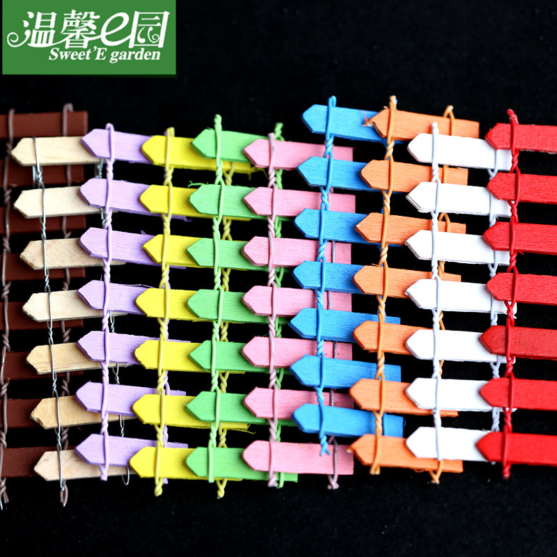 Миниатюрные украшения, суккуленты, деревянный забор, белый мини забор, маленькие украшения