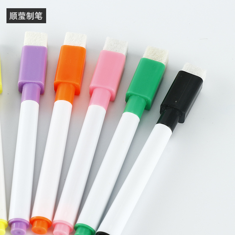Manufacturer Processes Whiteboard Pens for Students and Teachers, Erasable Pens with Boards, Simple and Fresh Whiteboard Pens, Children's Graffiti Pens Wholesale