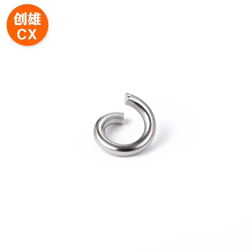 Factory supply round stainless steel wire diameter 0.4-2.0mm open ring unisex necklace bracelet earrings