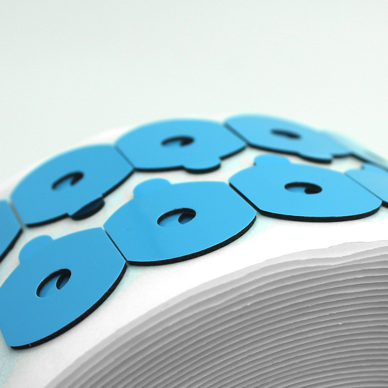 Glasses processing polished non-slip stickers to strengthen the sticky blue film black glue to prevent running shaft high sticky non-slip double-sided stickers