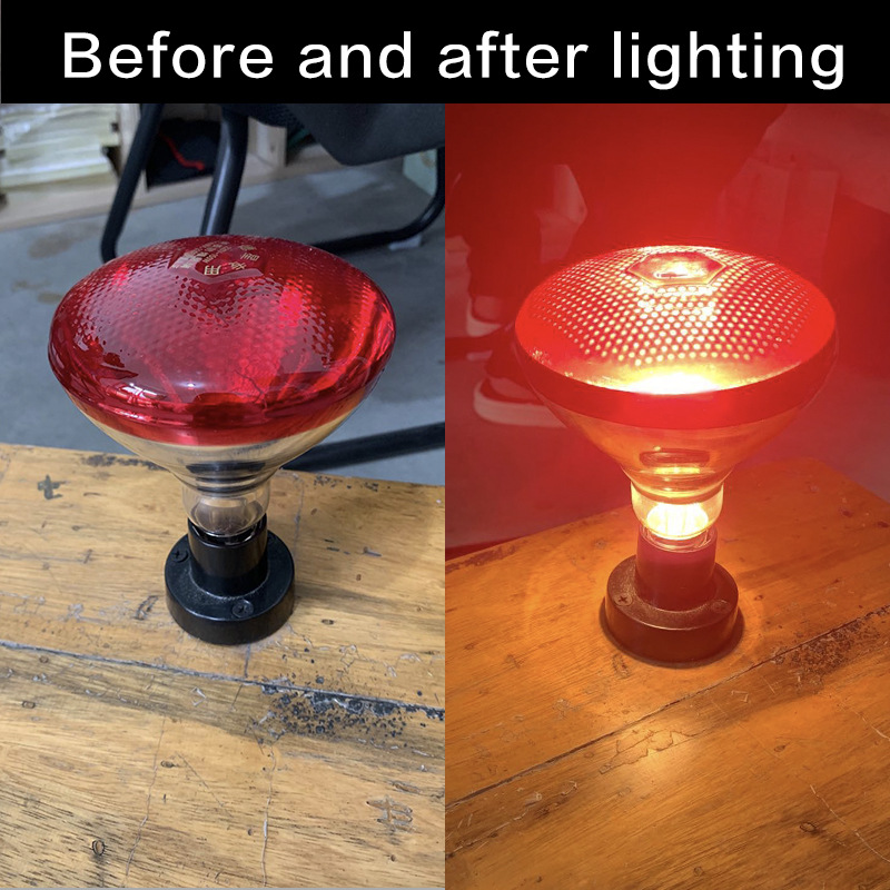 Dexing Brand Par38 Infrared Heating Bulb Car Beauty Bulb Livestock Breeding Heating Bulb Far Infrared