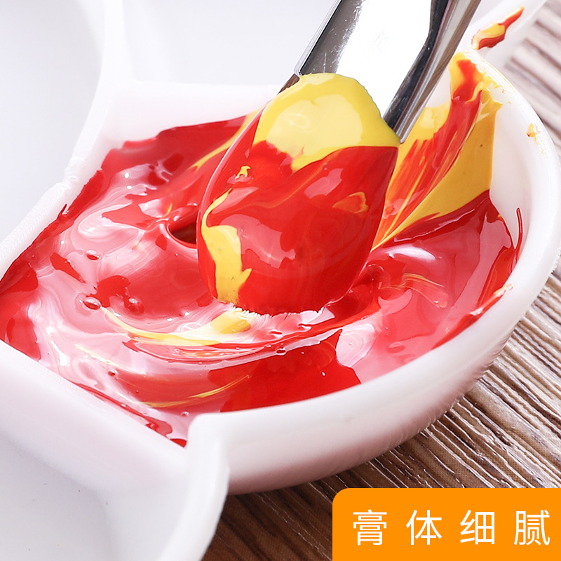 Kaba bear acrylic painting pigment 12/24 color beginner suit diy pebble hand-painted painted wall painting painting box