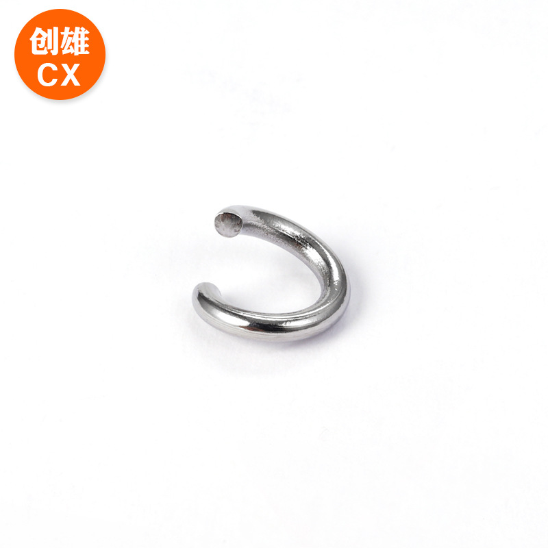 Factory supply round stainless steel wire diameter 0.4-2.0mm open ring unisex necklace bracelet earrings