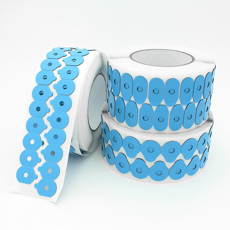 Полированные наклейки для очков, противоскользящие, для усиления липкого синего пленки, черный клей, предотвращающий скольжение