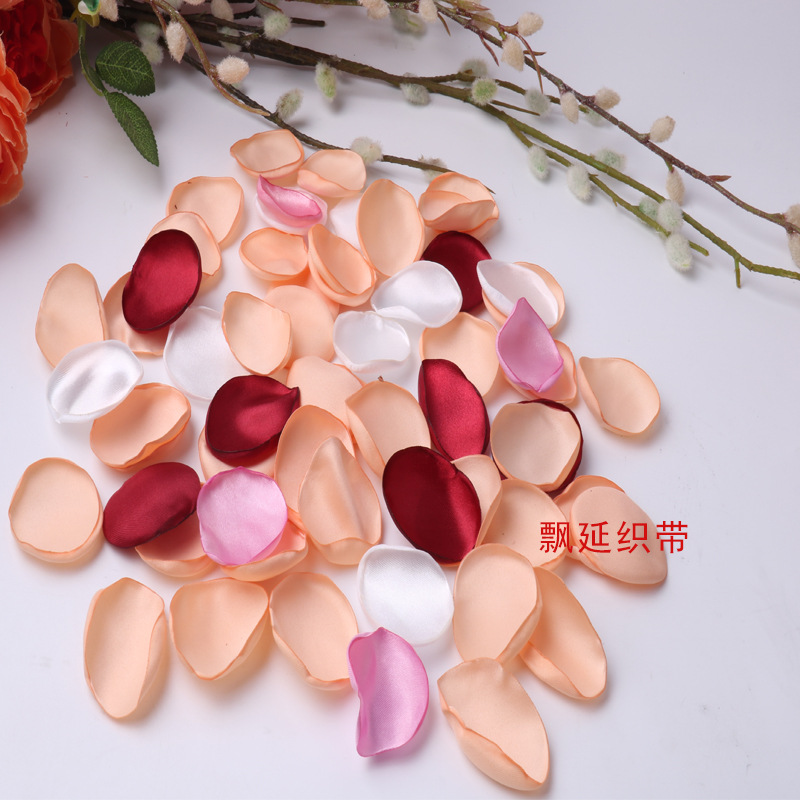 Artificial Petals Handmade Fabric Petals Sade Petals Laser Baked Edge Petals Rose Petals Matte Petals