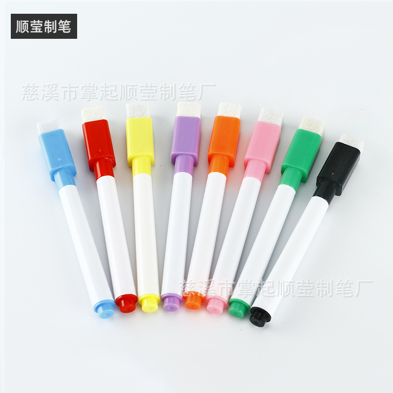 Manufacturer Processes Whiteboard Pens for Students and Teachers, Erasable Pens with Boards, Simple and Fresh Whiteboard Pens, Children's Graffiti Pens Wholesale