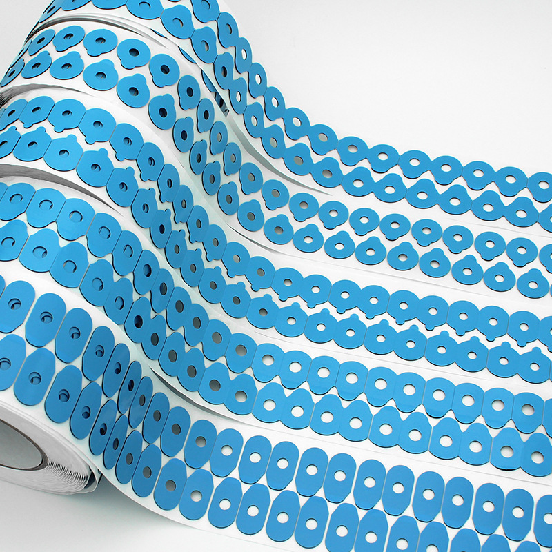 Glasses processing polished non-slip stickers to strengthen the sticky blue film black glue to prevent running shaft high sticky non-slip double-sided stickers