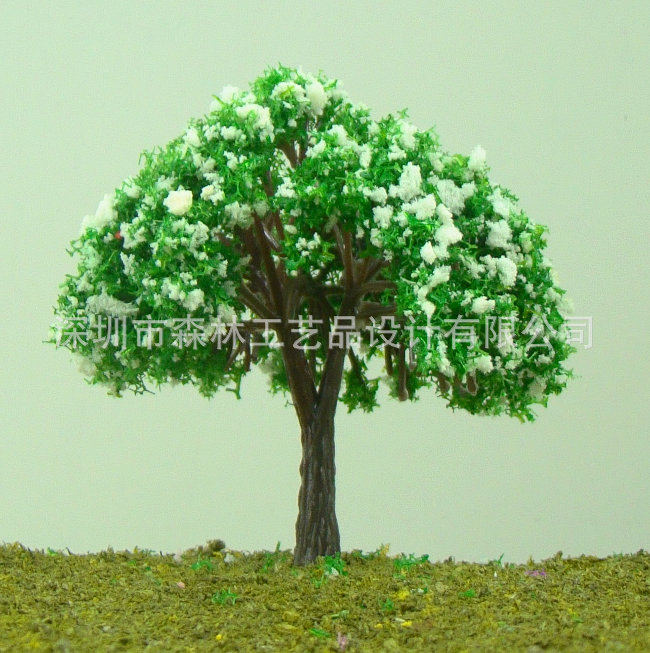Sand table building model micro landscape decoration simulation plastic flower model tree SWA10080-C