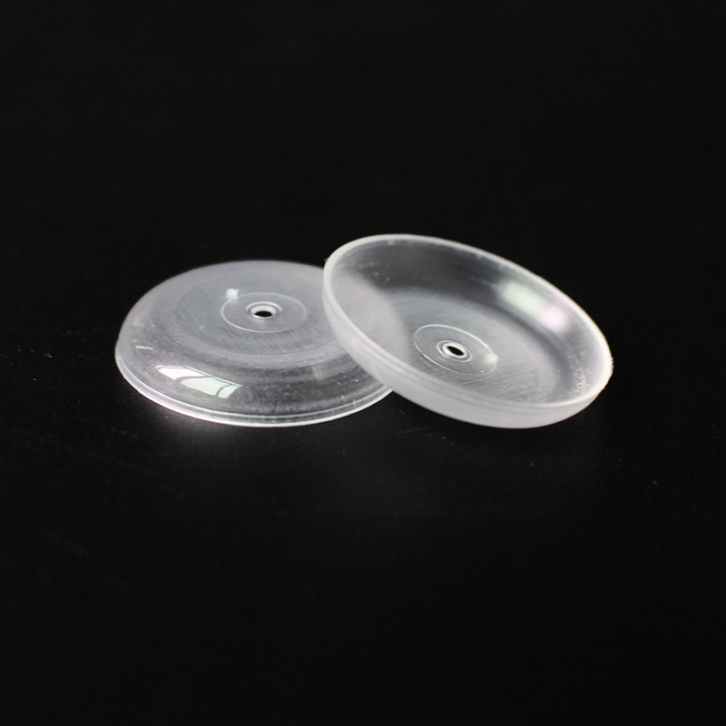 Factory wholesale round plastic candle tray anti-drip wax accessories pp transparent with hole sanitary cake candle holder