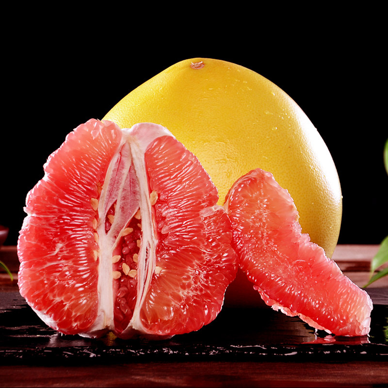 [Selected] Fujian Red Heart Pomelo, Shipped on Behalf of the Seller, 2.5kg Seasonal Red-Fleshed Sweet Pomelo, Fresh Fruit for Pregnant Women