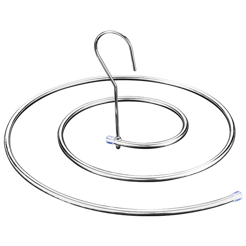 Factory direct wholesale stainless steel spiral drying rack rotating multi-function hanger drying quilt drying bed sheet clothes pole