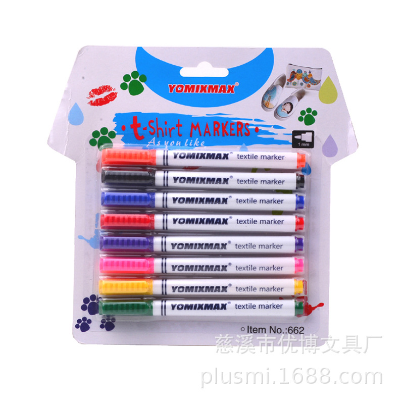 [October Promotion] Textile Markers Starting from 2 Pieces, No Ironing Required, Washable, Sold Individually