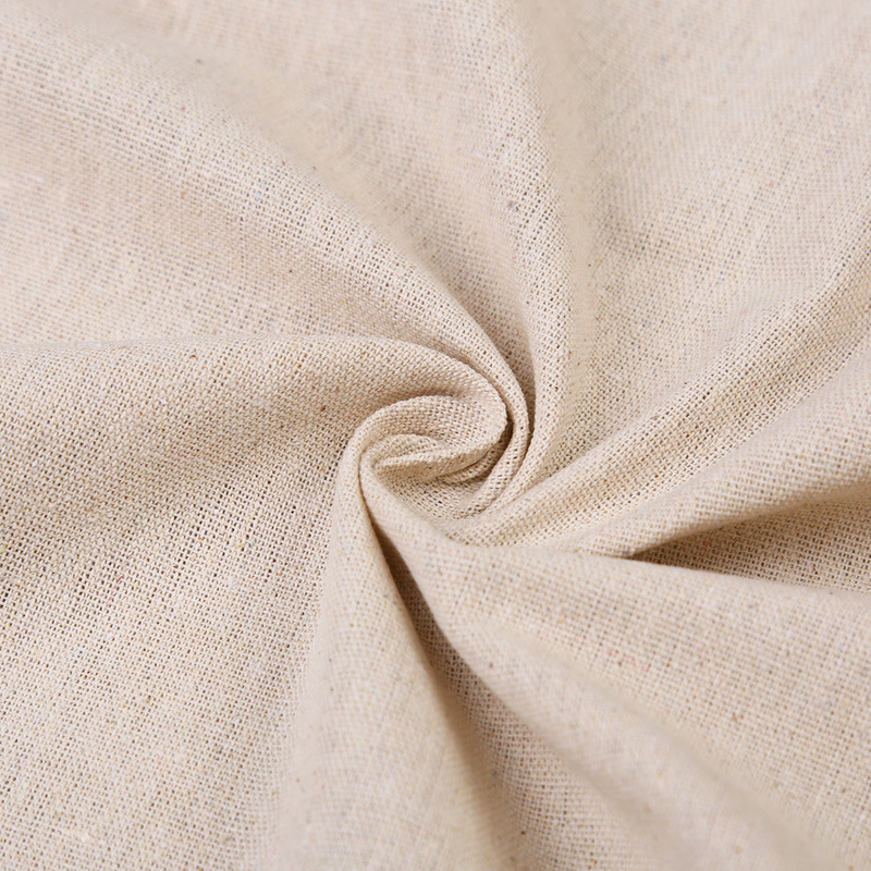 Manufacturers supply natural color imitation linen bags polyester cotton fabric specifications varied three colors can choose in stock wholesale