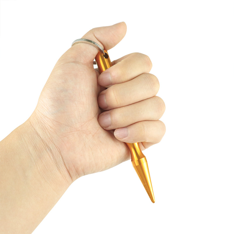 Women's Anti-body Anti-wolf Stick Anti-body Cool Stick Key Stick Pen-shaped Stick Cuban Rattan Tactical Pen Aluminum Pointed Cool Stick