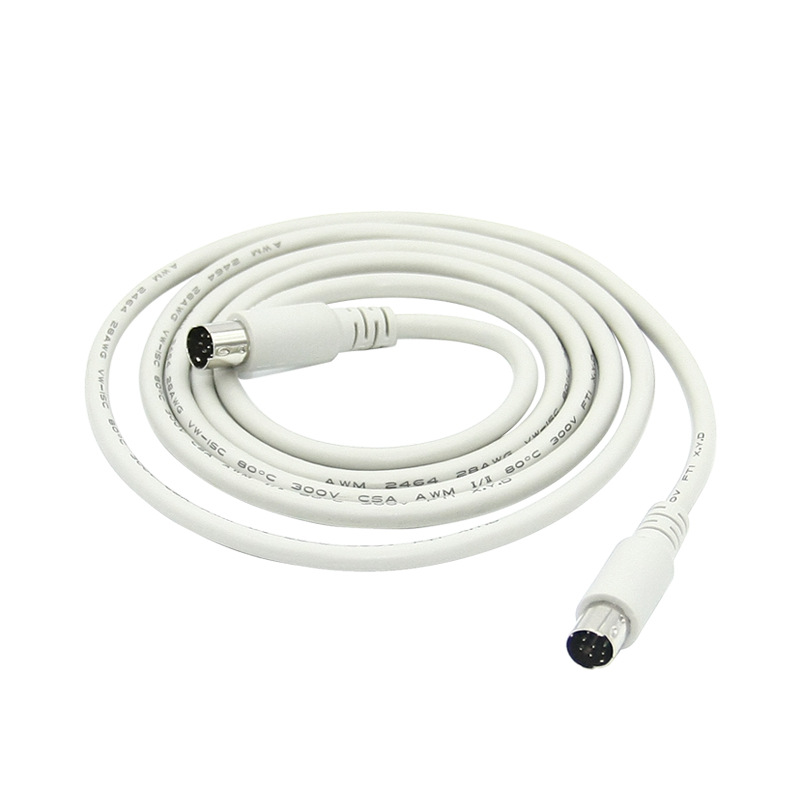 Round Head 8 needle line MD Data Cable 8 core VISCA pair 1.5 m Mitsubishi PLC equipment Universal line 8 for 8 needles