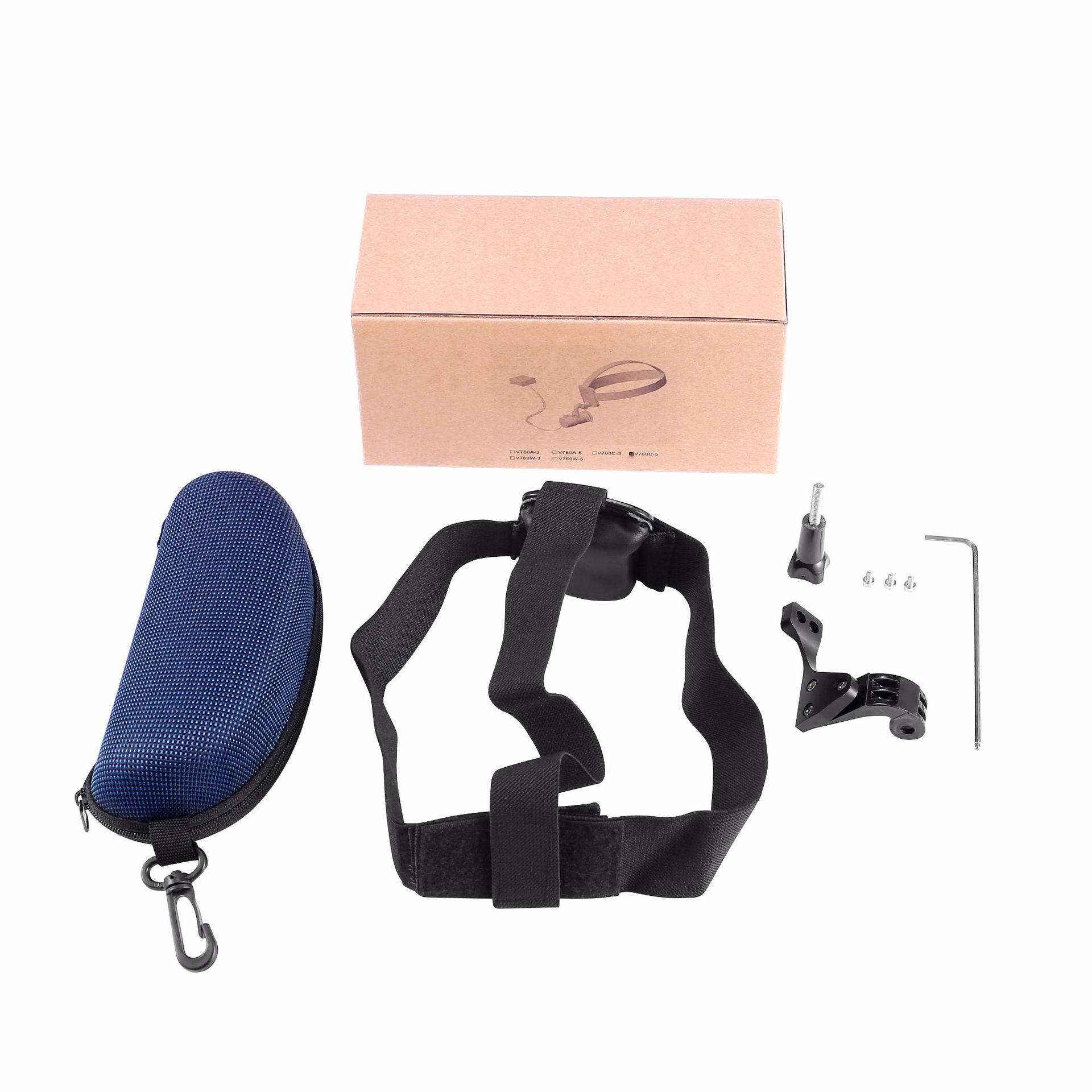 Model Aircraft DIY Head-Mounted Large-Screen High-Definition Oled Screen Display V760A-5New Supports Flexion and Brightness Adjustment