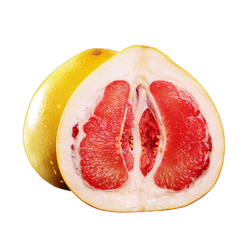 [Selected] Fujian Red Heart Pomelo, Shipped on Behalf of the Seller, 2.5kg Seasonal Red-Fleshed Sweet Pomelo, Fresh Fruit for Pregnant Women