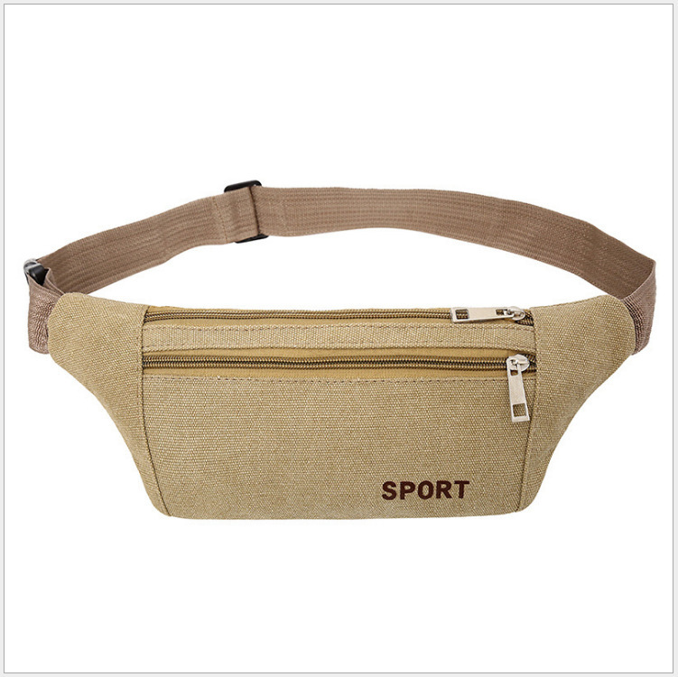 Wholesale Construction Site Waist Bag, Casual Canvas Waist Bag, Outdoor Sports Cycling Mobile Phone Bag, Multi- Kinetic Tactical Bag, Running Bag