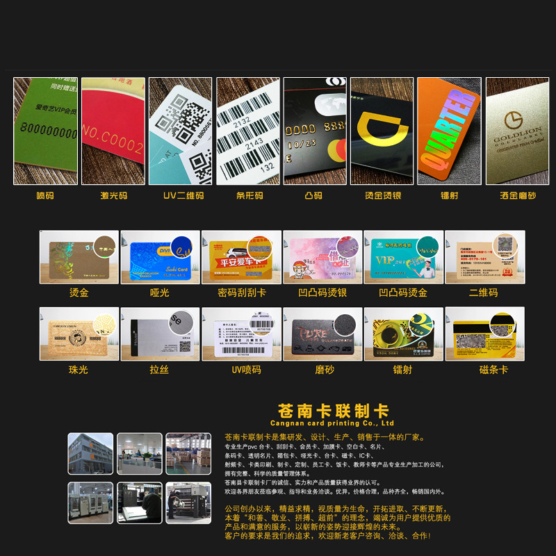 Manufacturer's Ready-Made Printed Pvc White Card, Blank Card, Telecommunications Mobile Cable White Card, Double-Hole Pvc Card