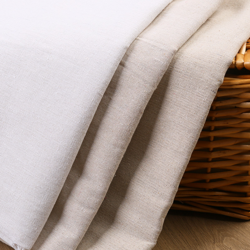 Manufacturers supply natural color imitation linen bags polyester cotton fabric specifications varied three colors can choose in stock wholesale