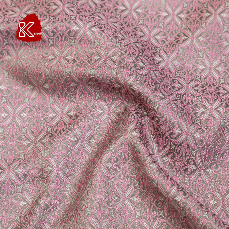 Children's annual Chinese clothing belt tea cup mat belt brocade box woven brocade jacquard fabric