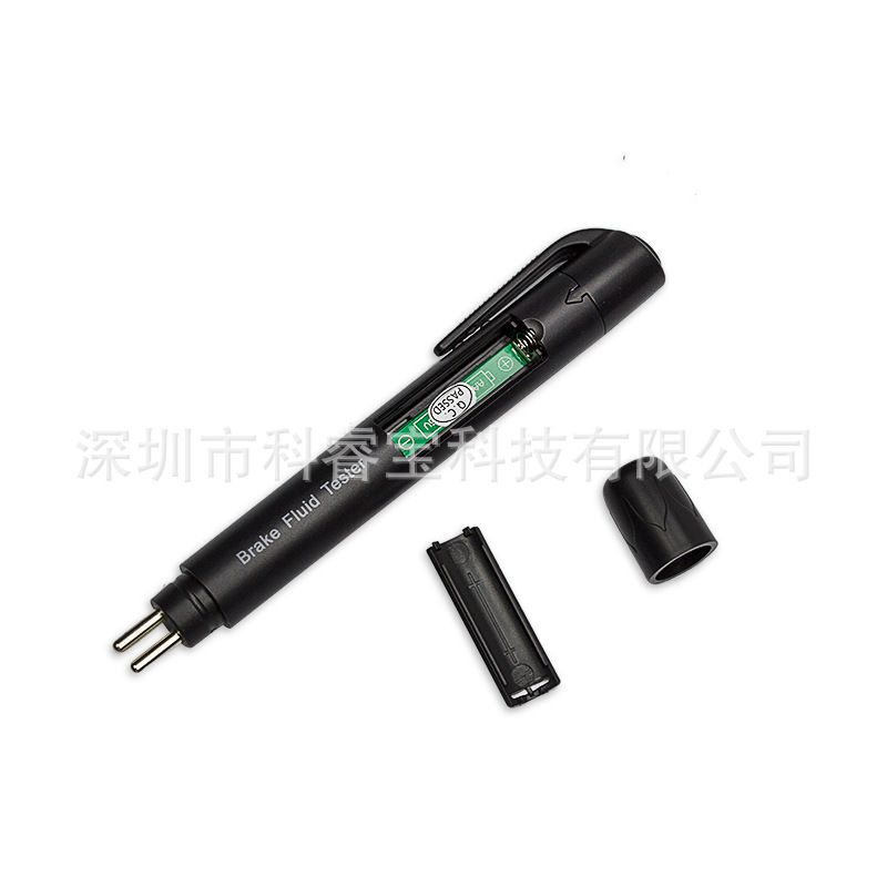 Automobile brake fluid water content detection pen diagnostic instrument motorcycle brake fluid tester black OP bag packaging