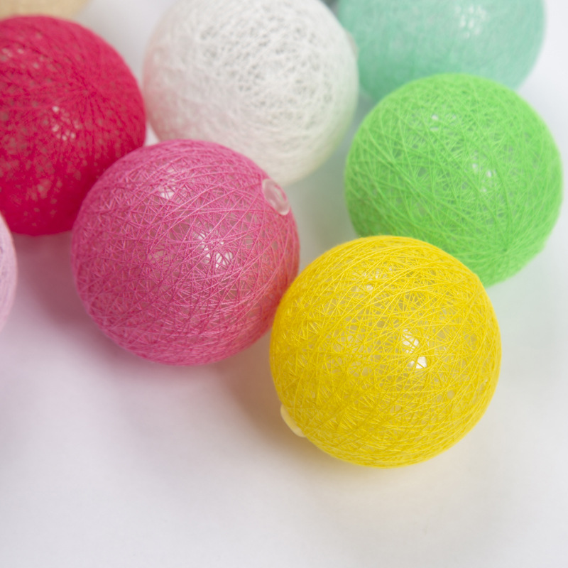LED lights accessories colorful color cotton ball