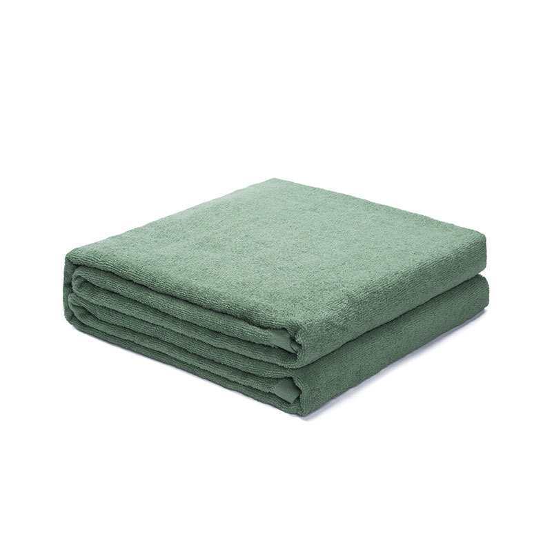 Dark green summer towel quilt military training unified color grass green cotton towel quilt flame blue fire towel quilt