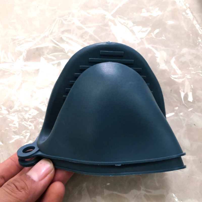 Source Manufacturer Thickened Silicone Anti-Scald Gloves, High-Temperature Resistant Oven Pot Handle Protection