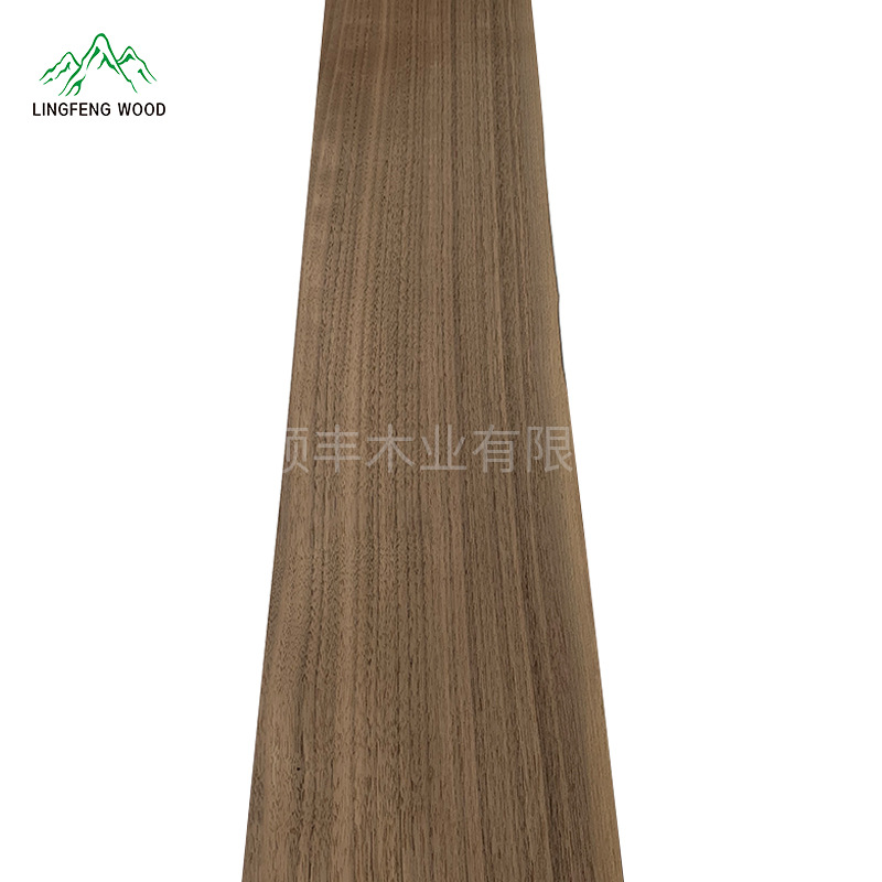 Black Walnut Straight Grain Veneer Furniture House Decoration Can Be Dyed Size Wood Veneer Ecological Solid Wood Veneer