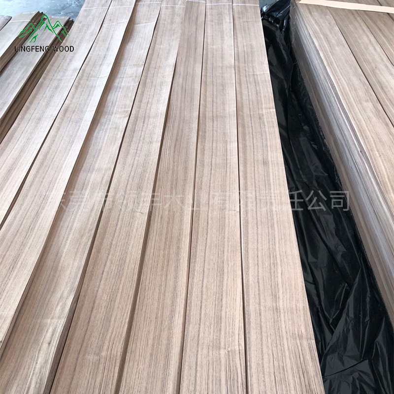 Black Walnut Straight Grain Veneer Furniture House Decoration Can Be Dyed Size Wood Veneer Ecological Solid Wood Veneer