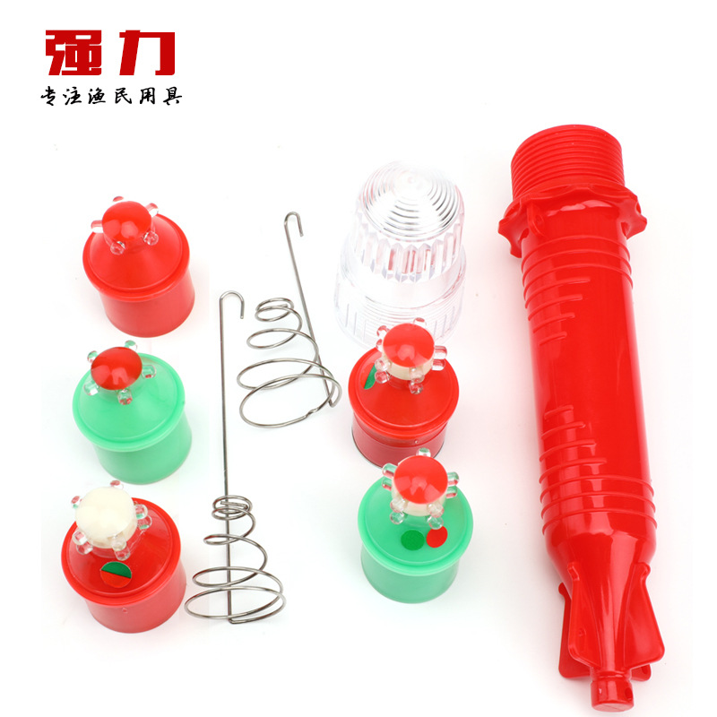 Led Fishing Net Mark Light 2 Sections Flash Sea Fishing Boat Flash Light Marine Positioning Signal Light Warning Buoy Light
