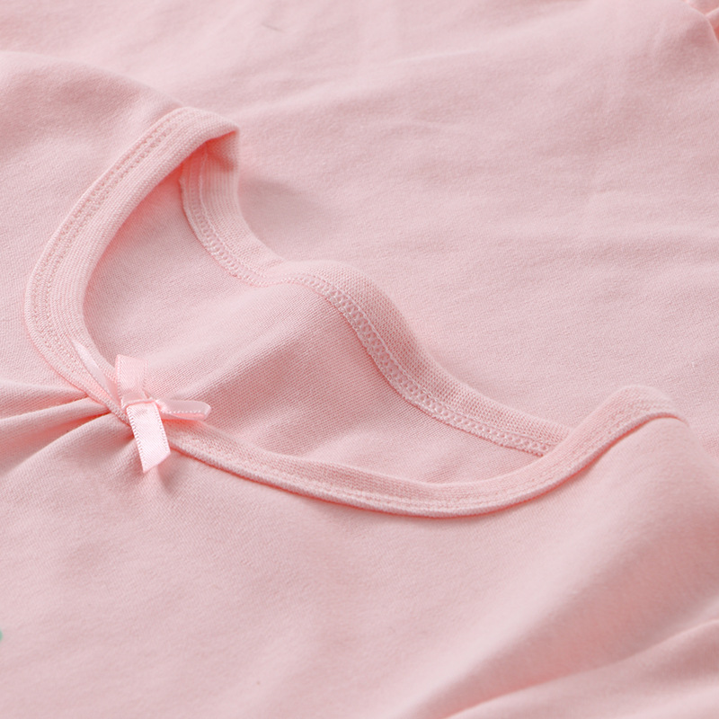 Girl's Pajamas Cotton Long Sleeve Nightgown Little Girl's Princess Children's dress Spring and Autumn Children's Home Clothes