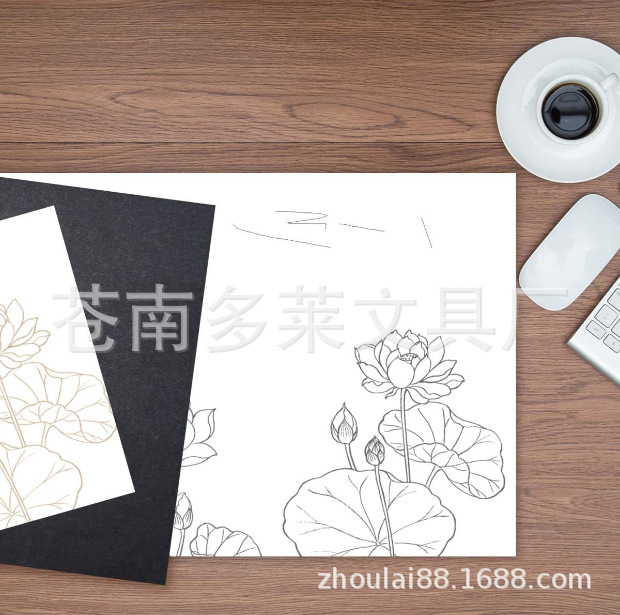 Фабрика графитовая копировальная бумага черная синяя для рисования