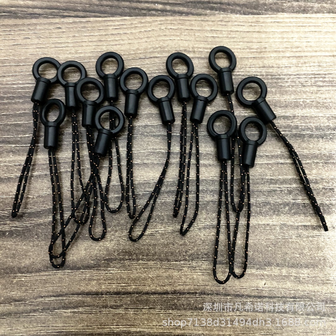 Высококачественный шнурок, маленький конец веревки, маленьная черная пряжка, DIY аксессуары для подвески ювелирных изделий для мобильного телефона, универсальный шнурок