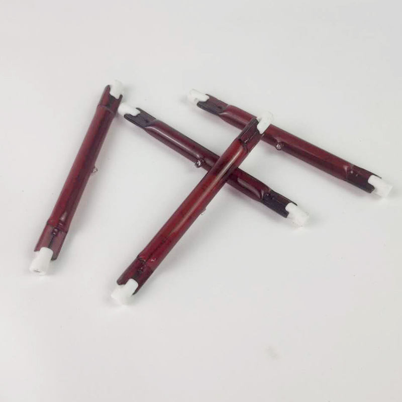 Кварцевая галогеновая нагревательная трубка, для покраски автомобиля, кварцевая нагревательная трубка, кварцевая трубка с покрытием из рубина