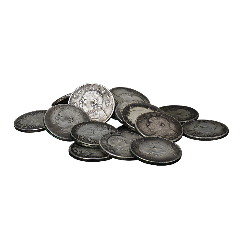 Antique Coins, Silver Dollar, Republic of China, Yuan Year to Ten Years, Yuan Big Head Collection, Play Ornaments, Film and Television Tao Coins