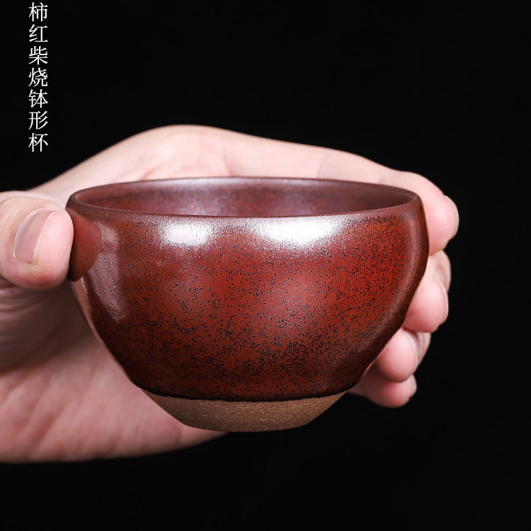 Jianyang Shuji Tea Cup with Oil Drops, Cuckoo Spots, Rabbit Hair, Wood-Fired Rust Spots, Raw Ore, Iron胎 Master Cup, Tea Cup