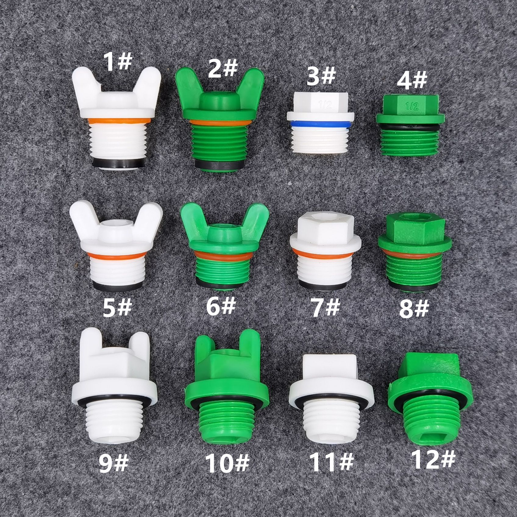 Plug plastic water pipe 4 points PPR pipe 4 points 6 points 1 inch inner wire pipe cap 4 points lengthened ear ppr wire plug