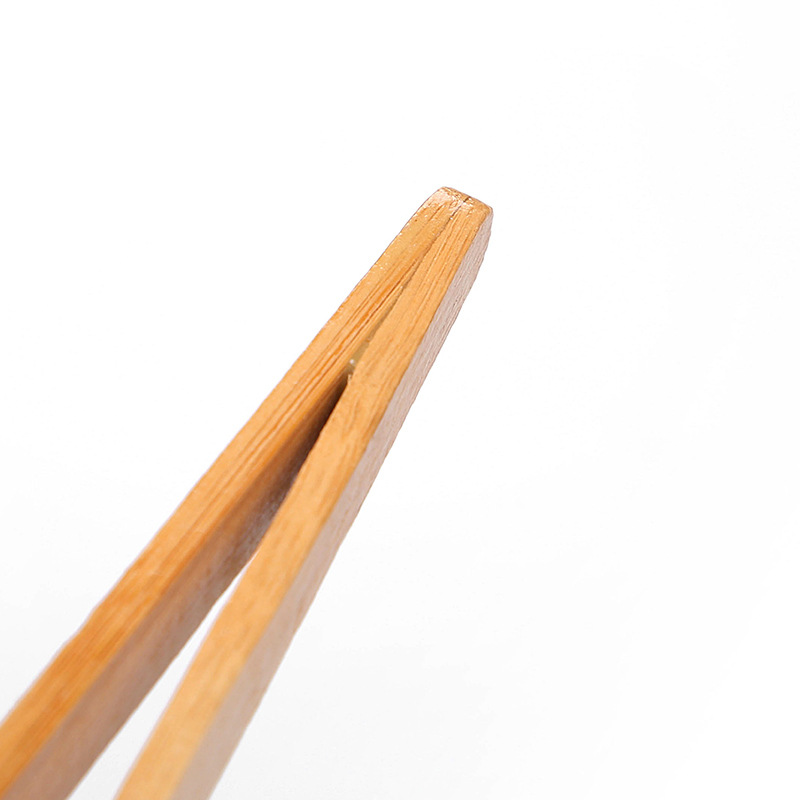 Bamboo Tea Tongs Tea Set Accessory Tea Ceremony Six Gentlemen Tweezers Tea Cup Special Clip Anti-Scalding Curved Clip Customizable with Logo