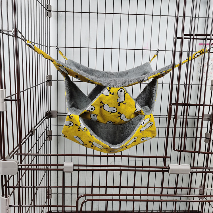 Honey Bag Shrew Warm Double-layer Hammock Three-layer Small Pet Cross-border Hanging Squirrel Sleeping Bag Pet Supplies Hamster Hammock