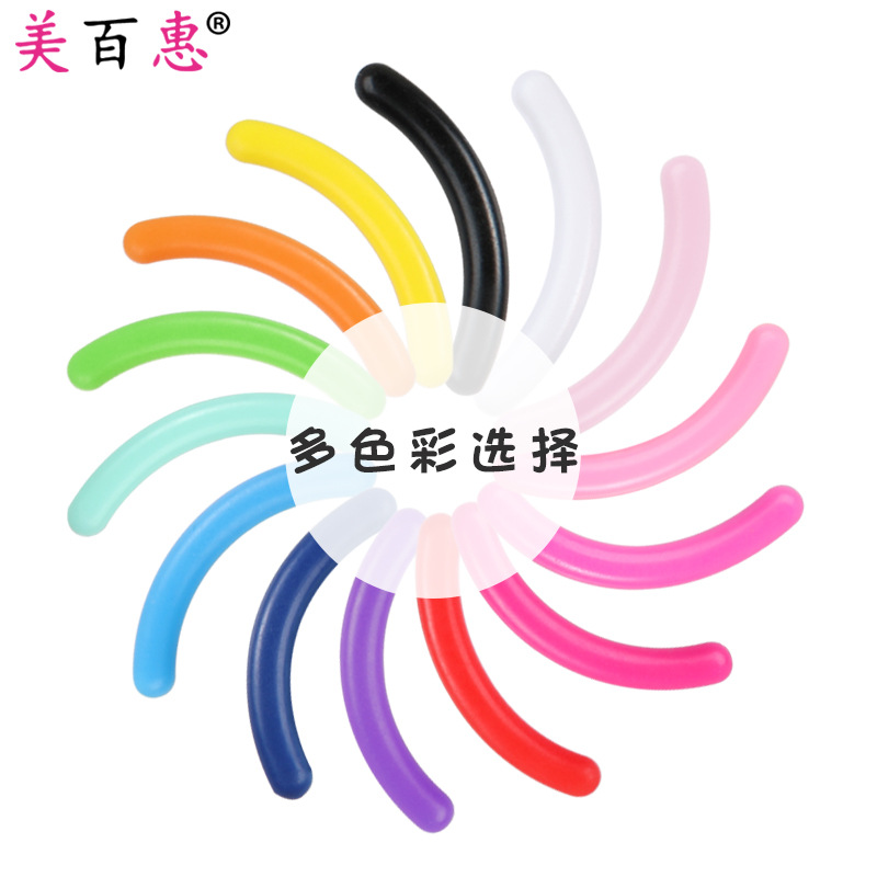 Black Color Eyelash Replacement Rubber Strip Eyelash Curler Replacement Rubber Pad Not Breaking Elastic Rubber Strip