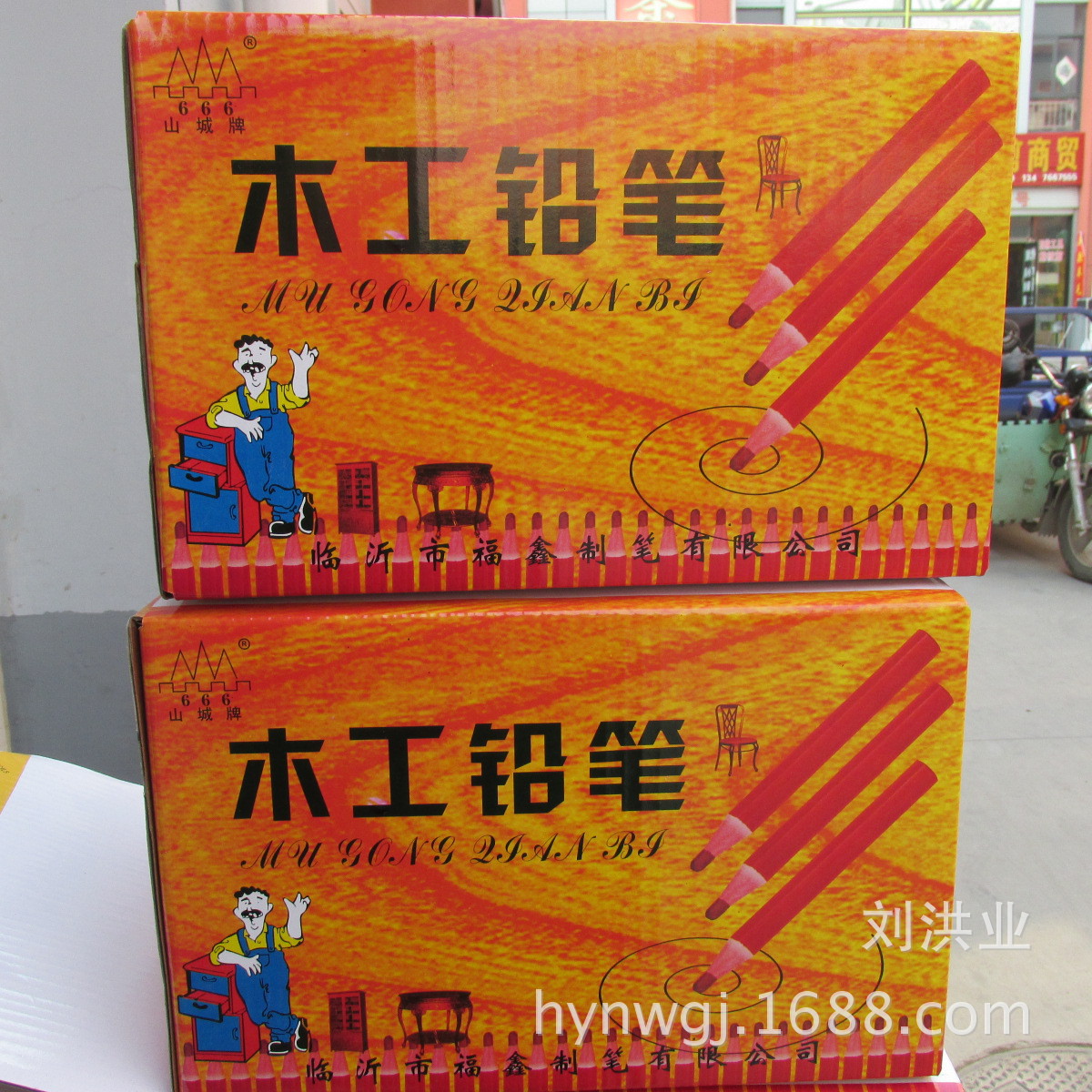 Деревянный карандаш для столярных работ, восьмигранный, оптовая продажа