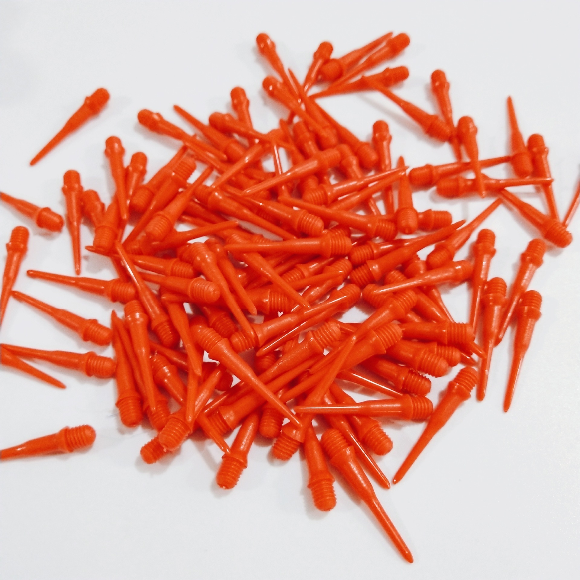 2Ba Digital Dart Head Safety Plastic Head Dart Tip Safety (Soft) 27mm Long Black/White